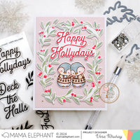HOLLY AND LEAVES